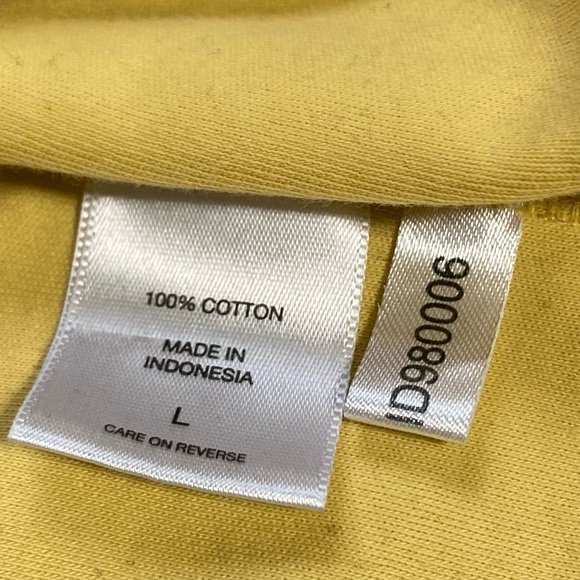 NEW YORK and COMPANY Mustard Yellow Mini Ruffled Sleeveless Cotton Sundress LRG - Picture 11 of 14